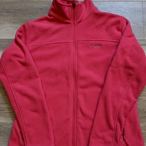 Columbia Pink Fleece Vest.